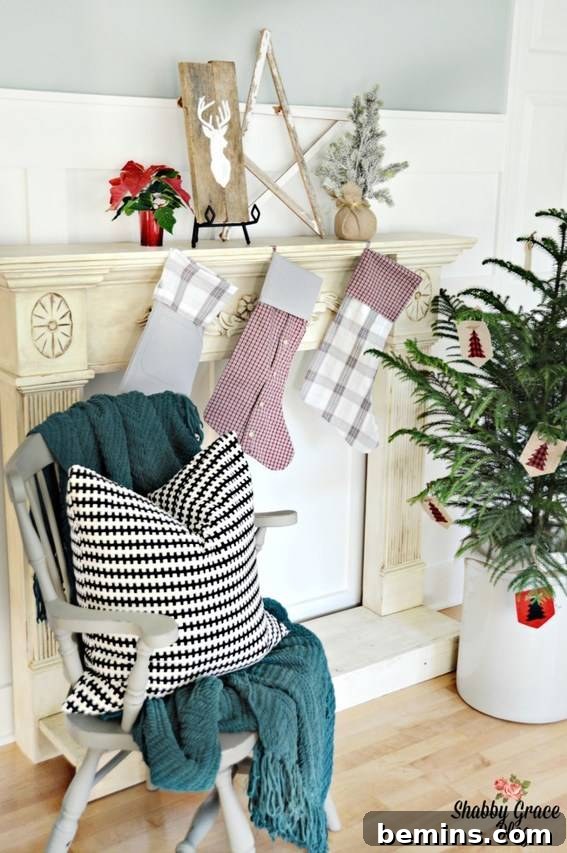 Thrift Store Christmas: Unique & Budget-Friendly Decor 9 Christmas Stockings Made from Thrift Store Shirts