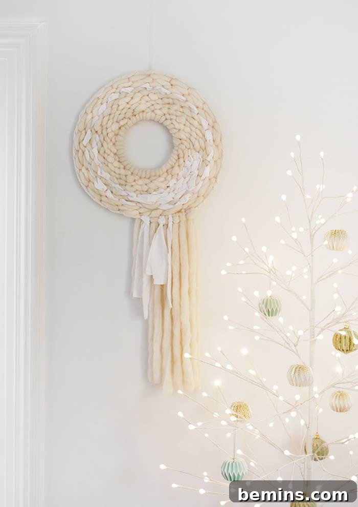 Handwoven Wreath: Beauty Beyond the Holidays 3 A Round Woven Wreath: Timeless Home Decor for Every Season