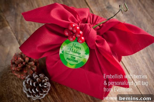 Gift Wrapping with Scrap Fabric (Furoshiki)