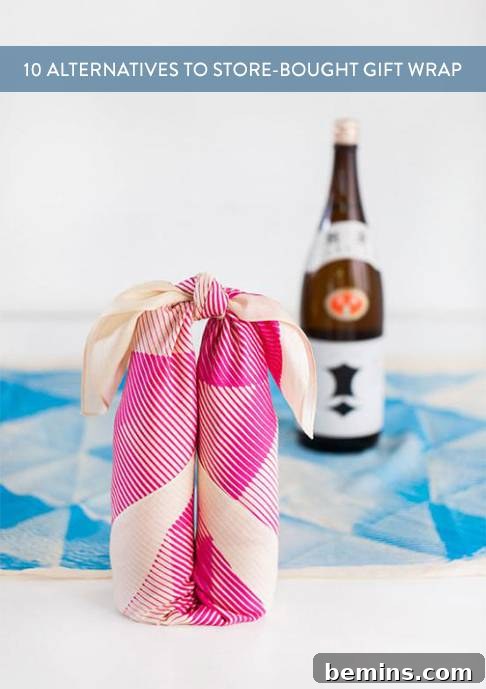Creative Gift Wrapping Alternatives on Pinterest