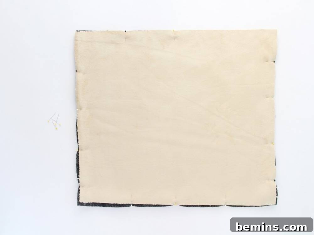 Sewing the Fabric Pieces Together