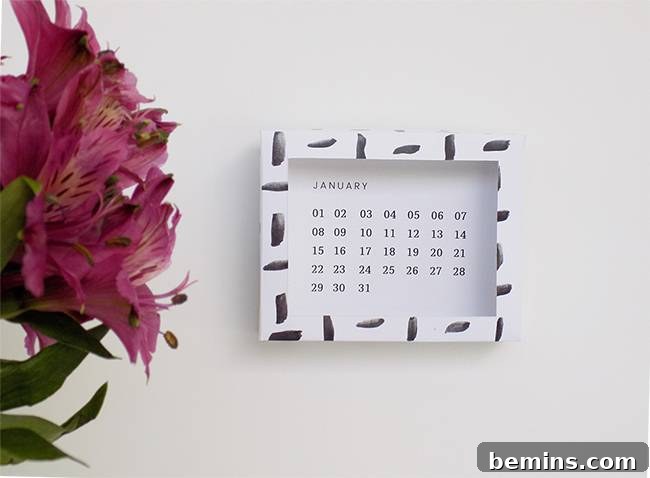 Exodus Treasures Abstract Shadowbox Calendar
