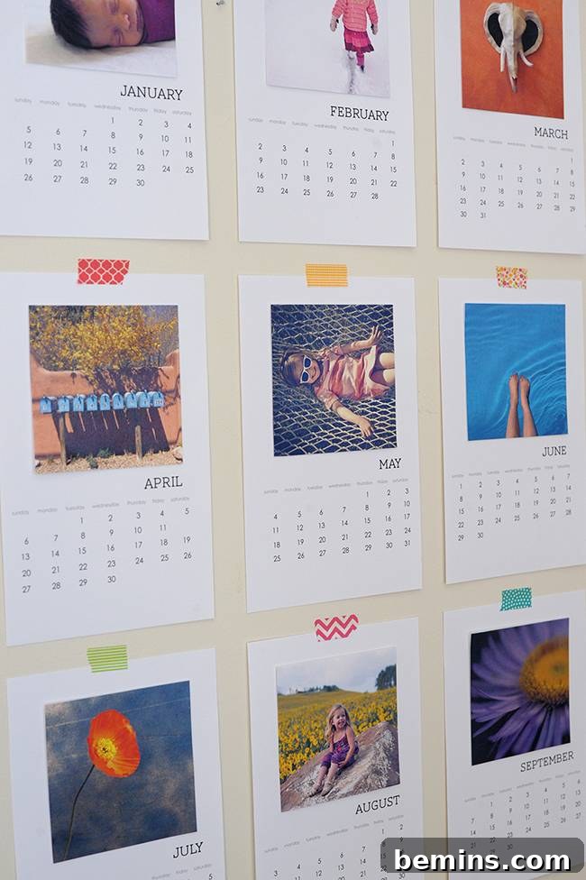 Alice & Lois DIY Instagram Calendar