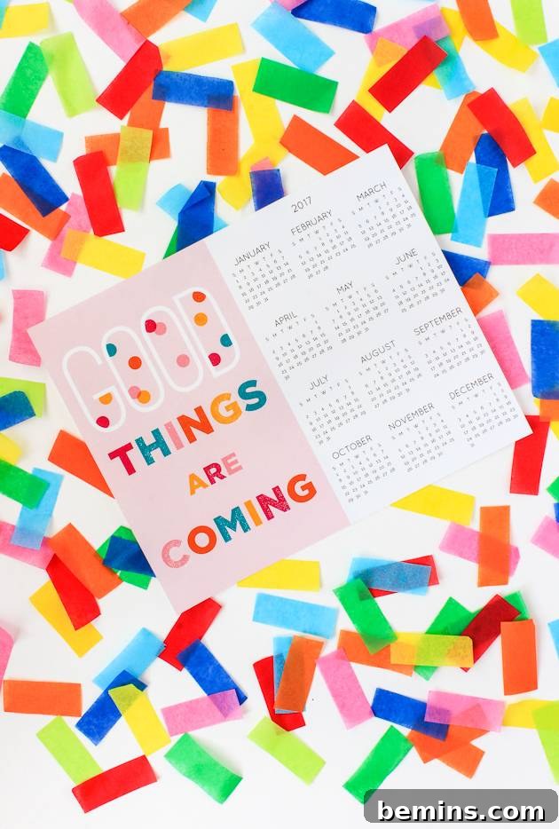 The Crafted Life Graphic Calendar