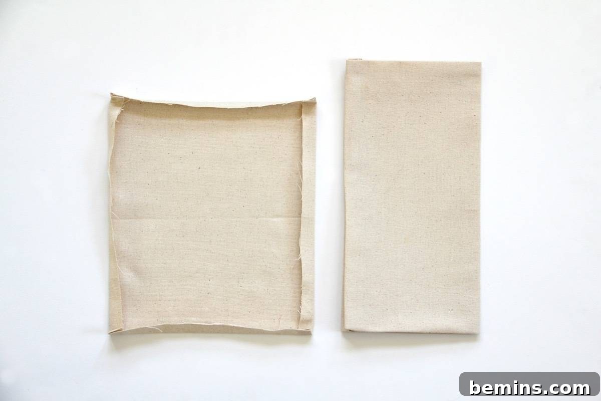 DIY Roll Organizer: Use canvas and felt to organize your tools