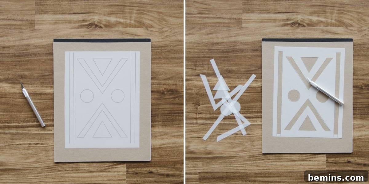 DIY Mud Cloth Inspired Curtains: A Stenciling Tutorial 7 Printable Mud Cloth Stencils: Easily create your own patterns