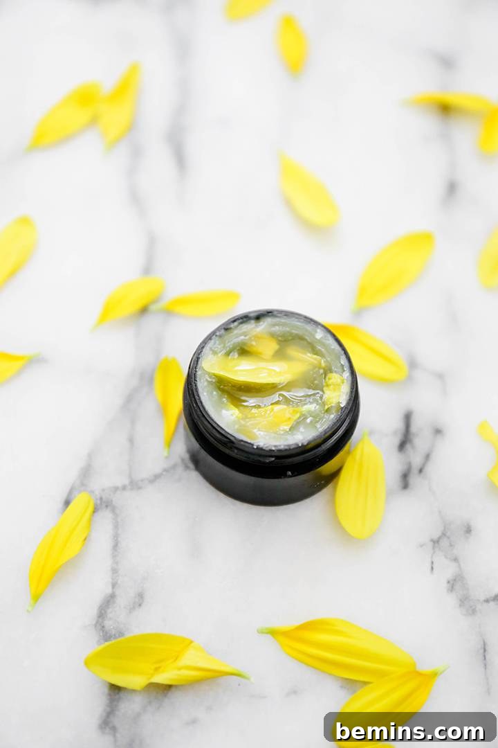 Pouring Lip Balm into Pot