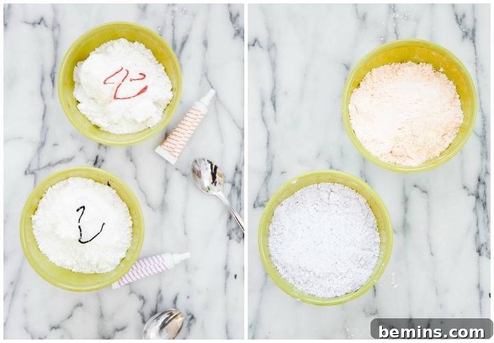 Adding Color to Bath Bomb Mixture
