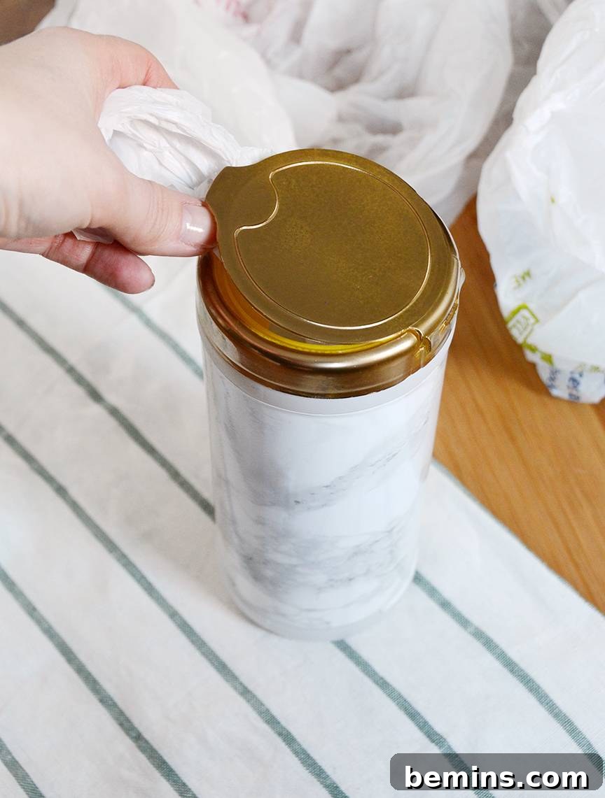 DIY Plastic Bag Dispenser