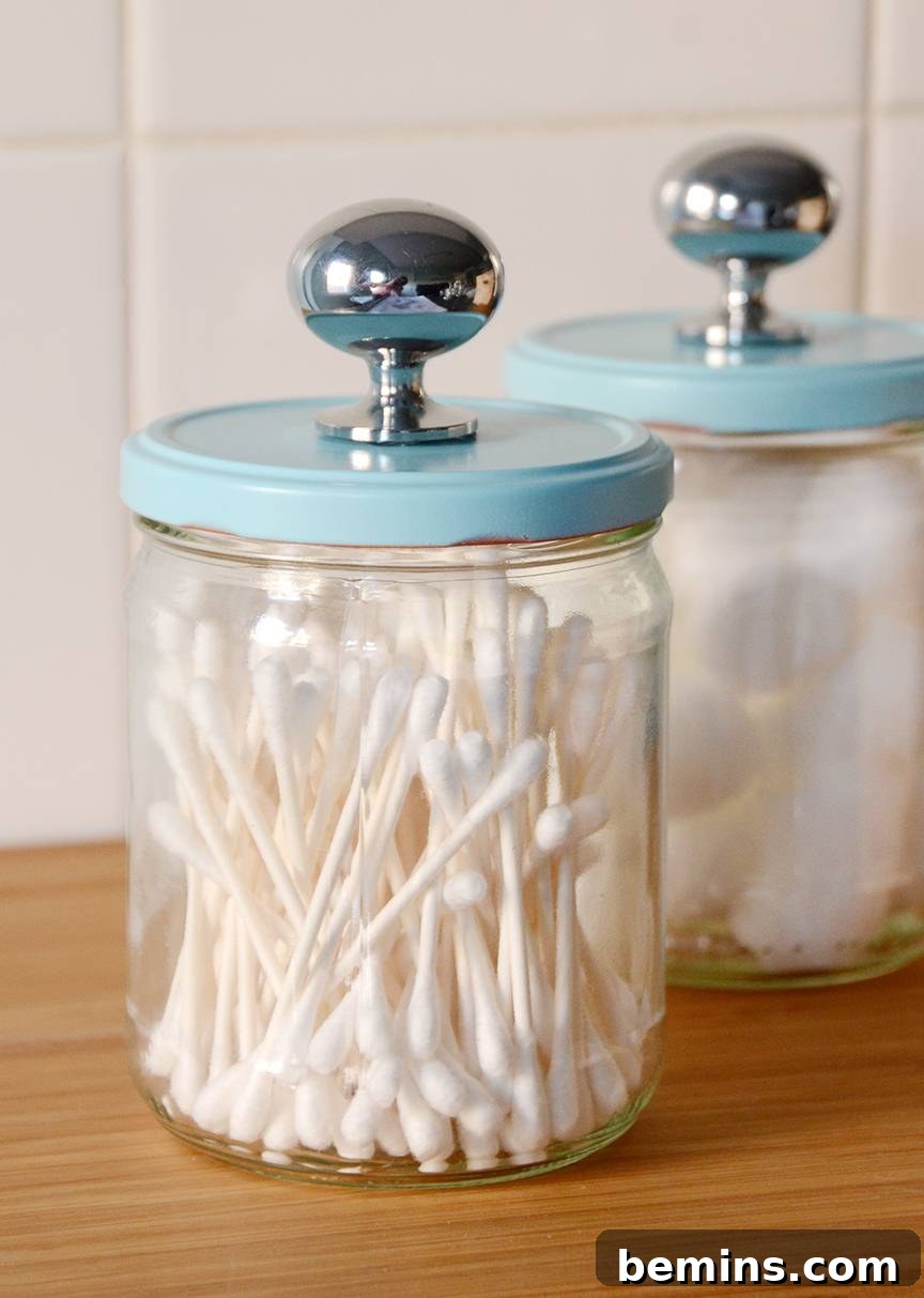 DIY Salsa Jar Canisters
