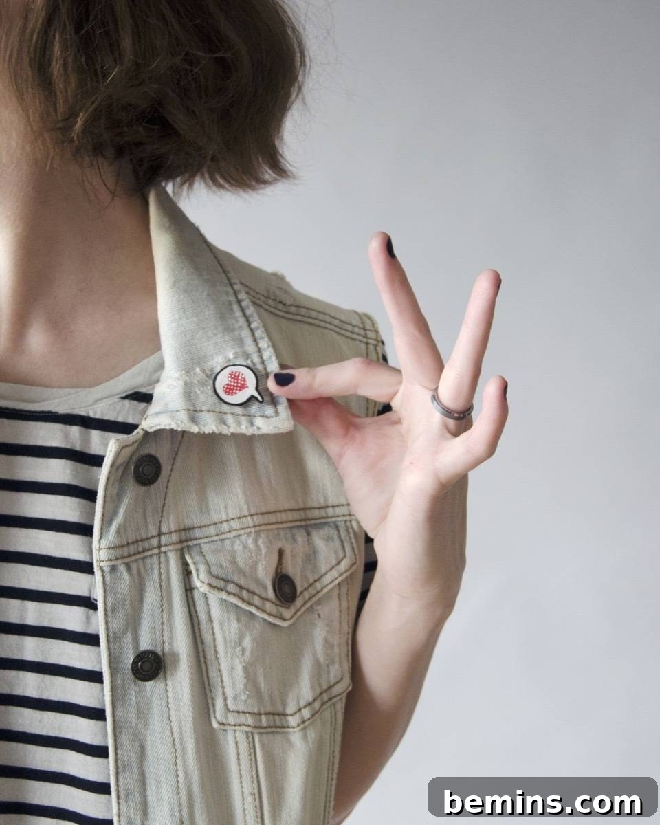 Craft Your Love: DIY Enamel Pins for Valentine's Day 11 Hello, love! Learn how to make your own faux enamel pins.