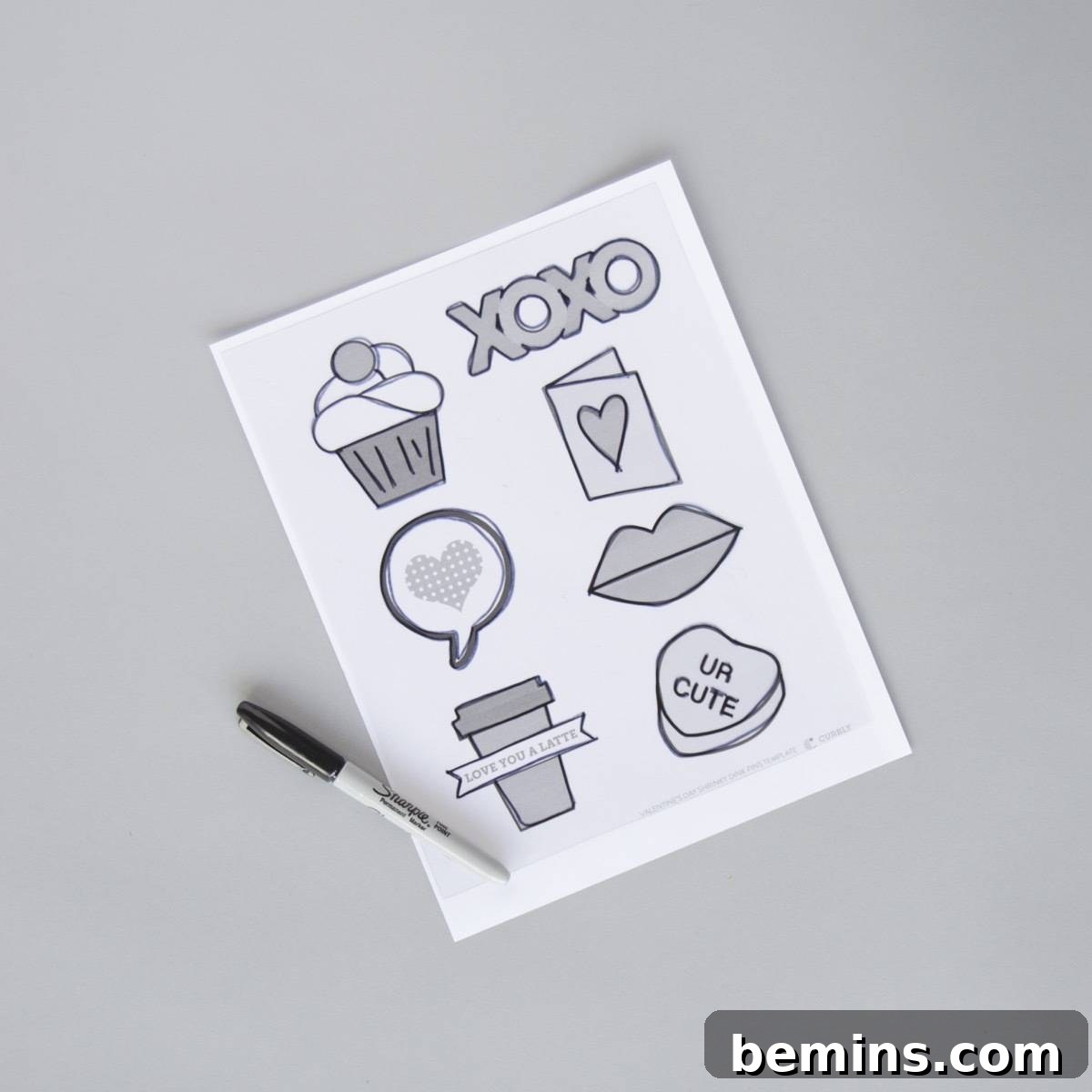 Craft Your Love: DIY Enamel Pins for Valentine's Day 4 Use our free downloadable template to make Valentine's Day-themed fashion pins!