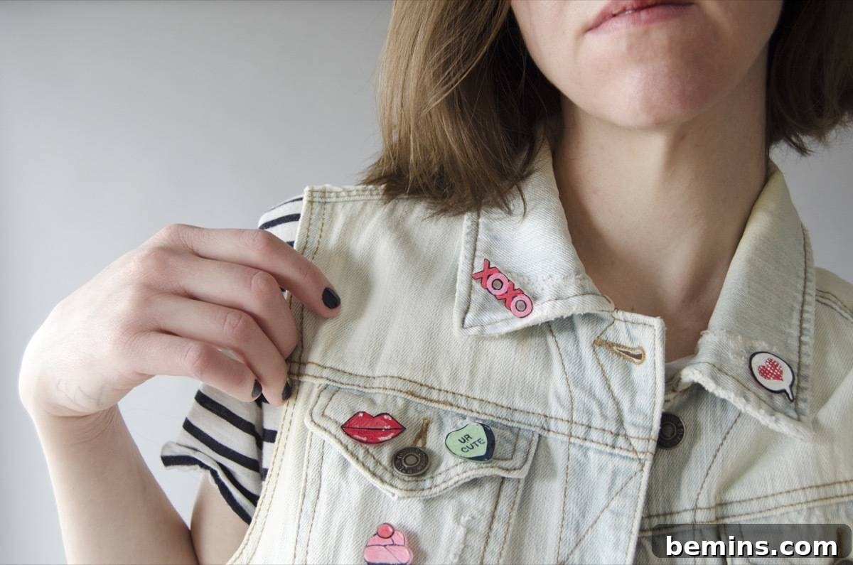 Craft Your Love: DIY Enamel Pins for Valentine's Day 9 Learn how to make these cute pins for Valentine's Day. Perfect little gifts for friends, coworkers, and gal-pals!