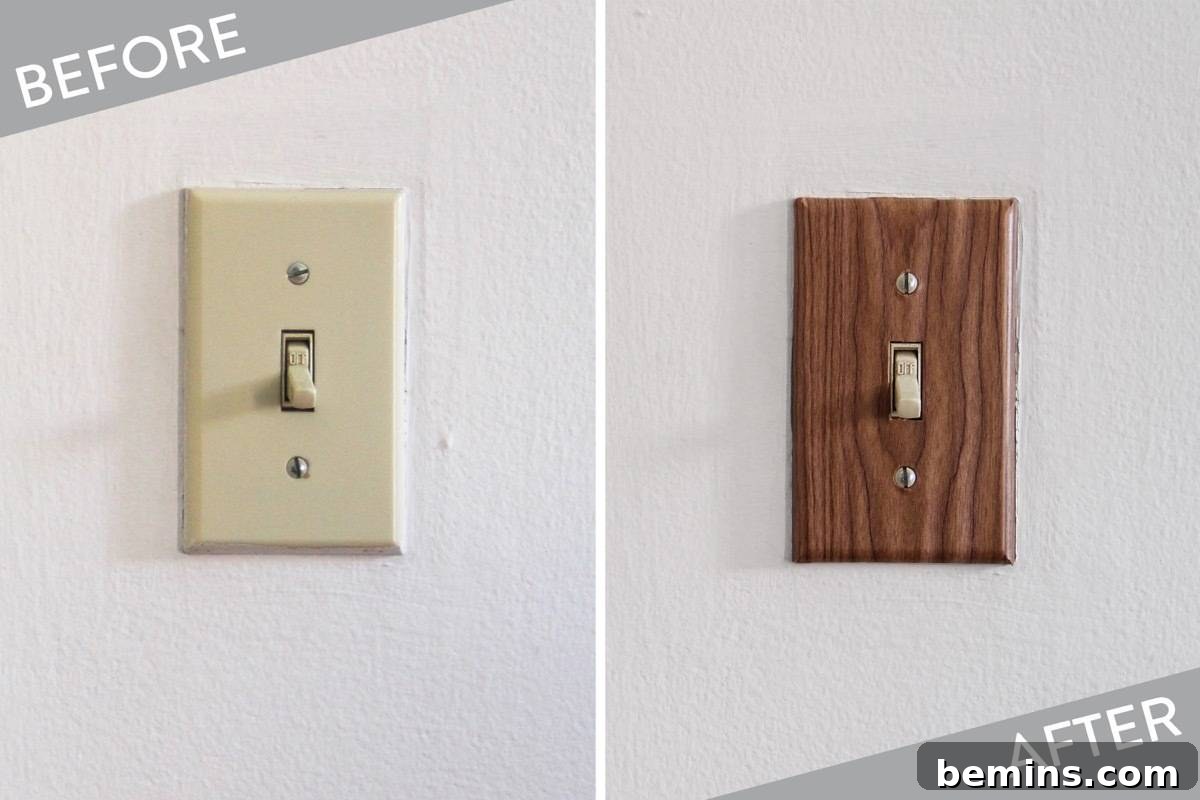 Apartment Bliss: DIY Upgrades Your Landlord Will Love 11 Landlord-friendly apartment upgrades: Cover light switch plates in decorative, adhesive paper.
