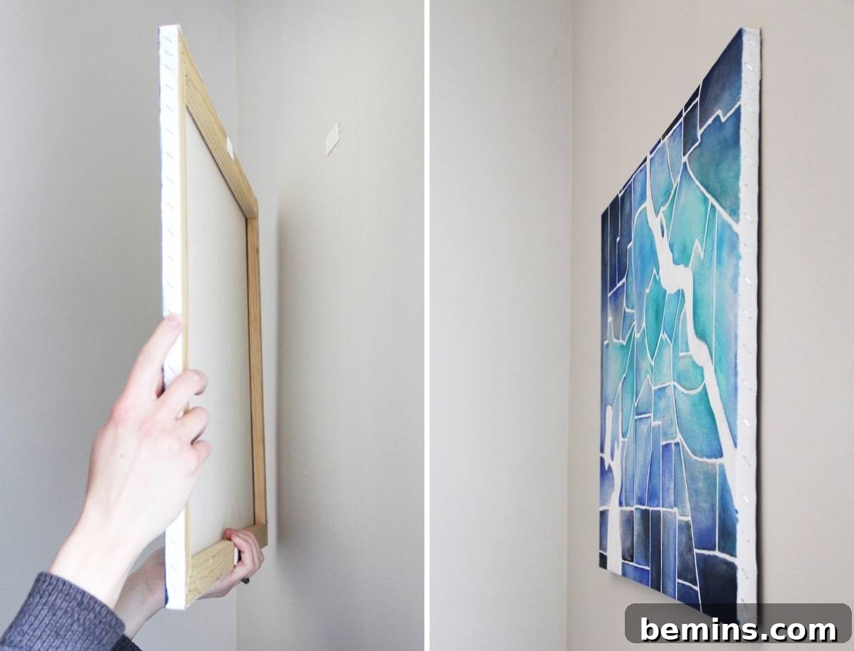 Apartment Bliss: DIY Upgrades Your Landlord Will Love 13 Using temporary hanging methods means you can change up your living space whenever you wish.