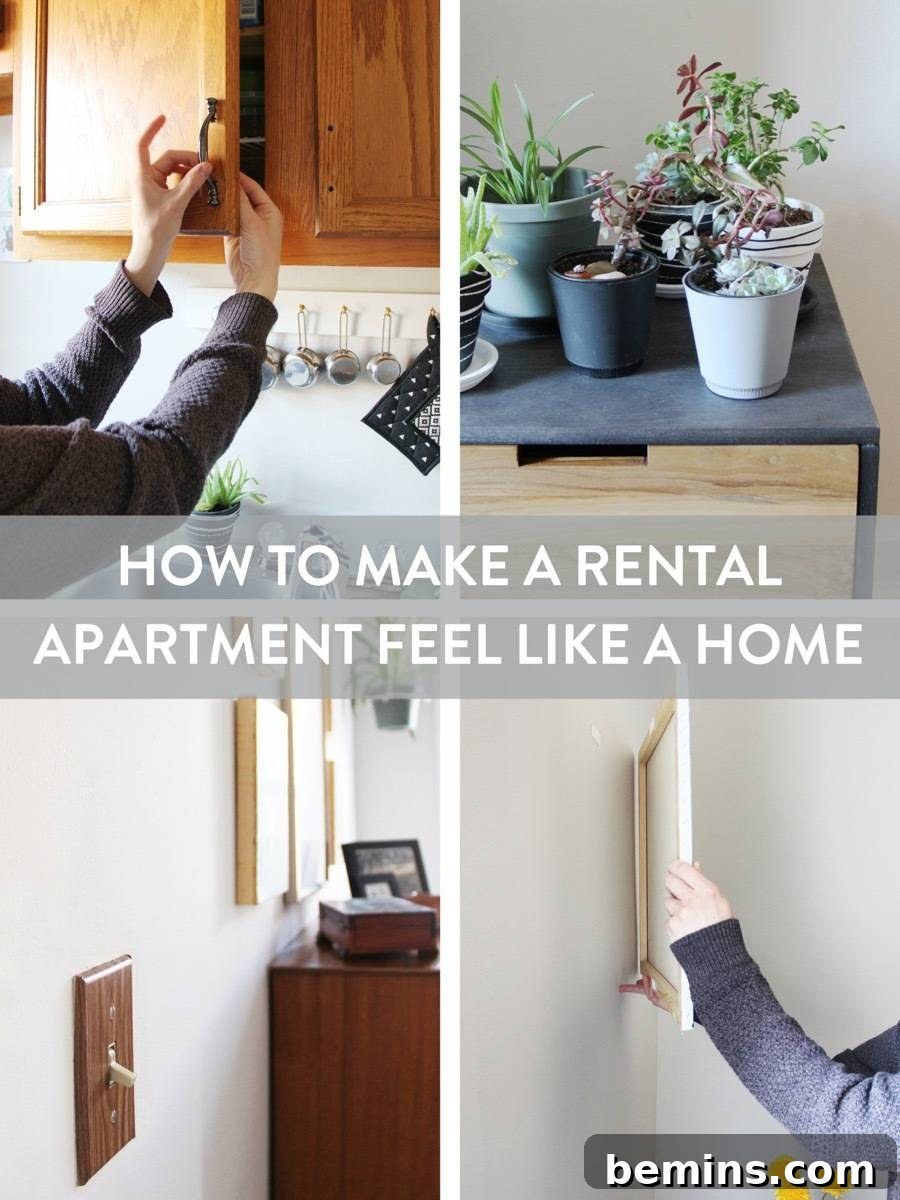 Apartment Bliss: DIY Upgrades Your Landlord Will Love 16 Landlord-friendly tips and tricks for transforming a rental house into a home.