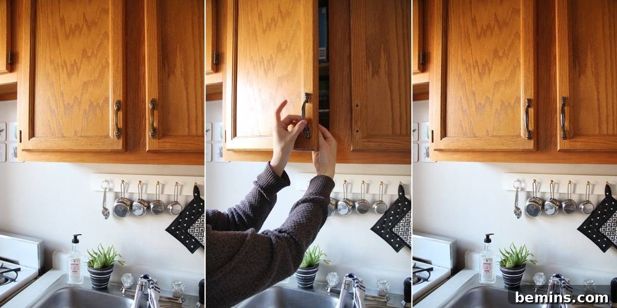 Apartment Bliss: DIY Upgrades Your Landlord Will Love 5 Landlord-friendly apartment upgrades: Replace kitchen hardware in a rental apartment