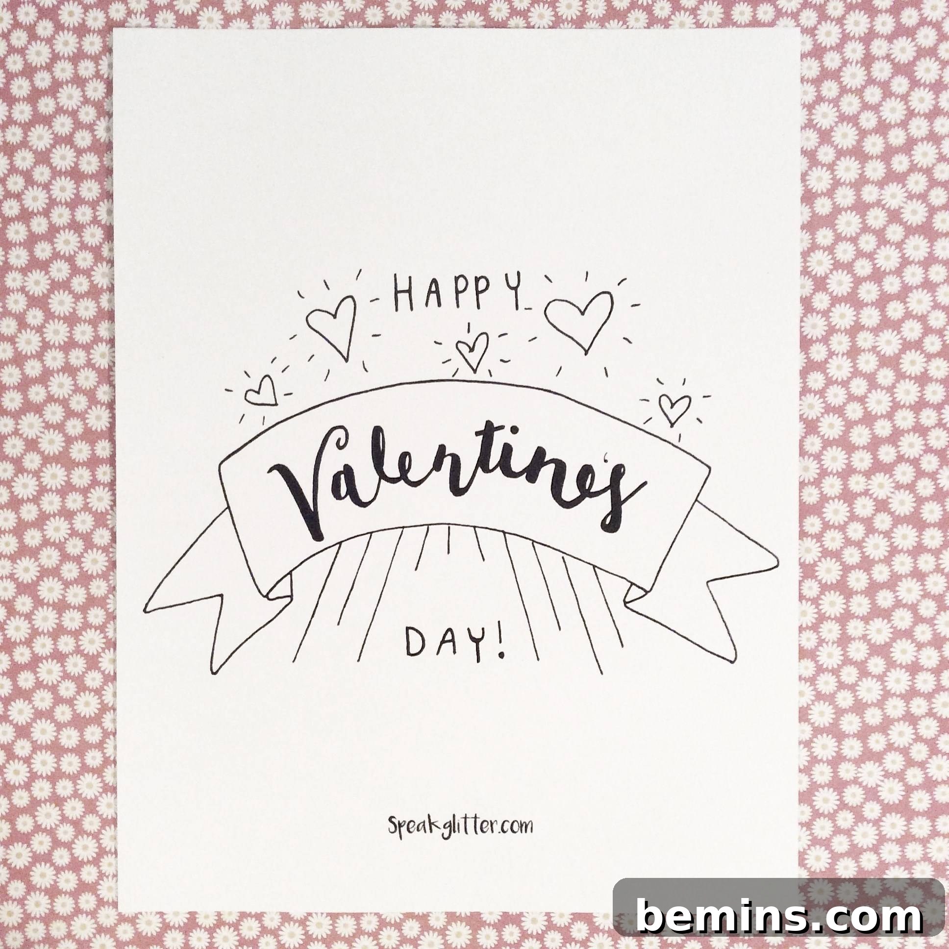 Free Printable Happy Valentine's Day Card