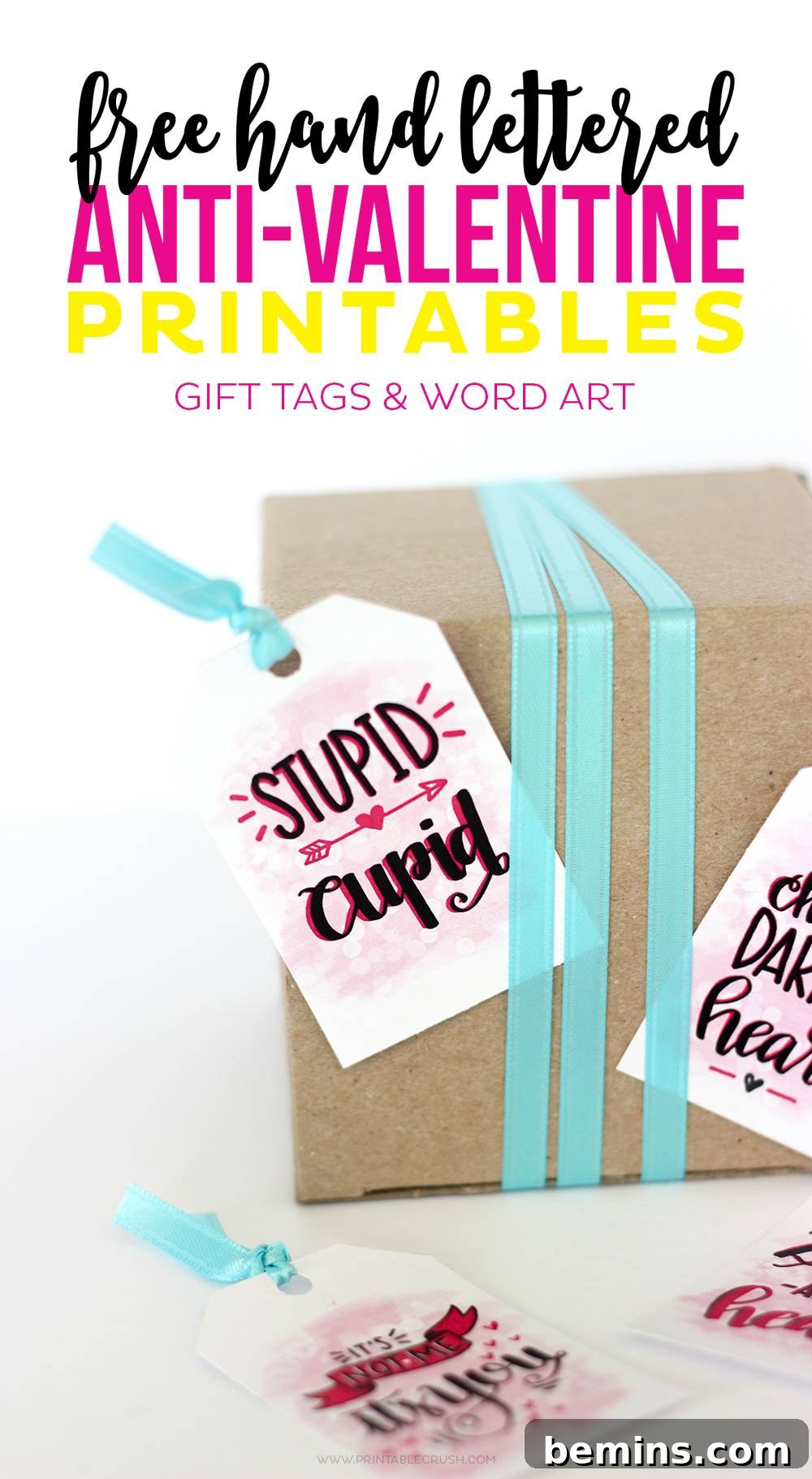 Hand-Lettered Valentine's Day Gift Tags and Printables