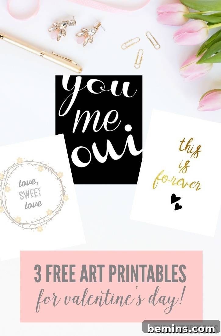 Free Valentine's Art Printables