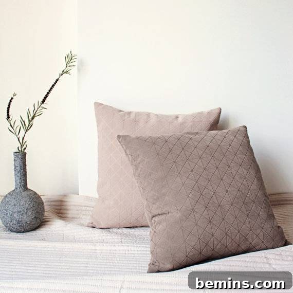 Irresistibly Cozy: 20 Scandinavian Pillows and Throws to Transform Your Home 19 Pastel Geometric Pillow
