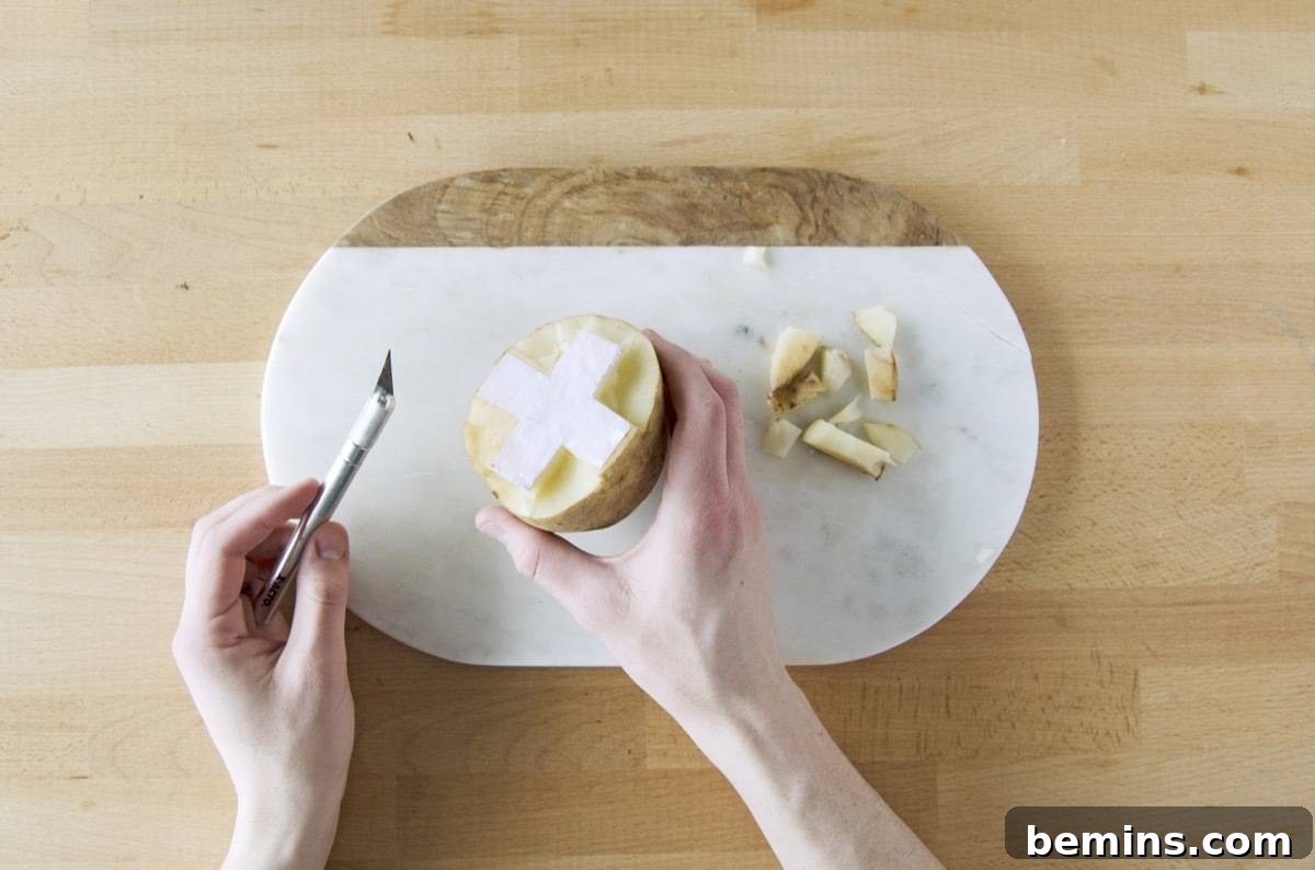 Full tutorial on how to carve a stamp from a potato