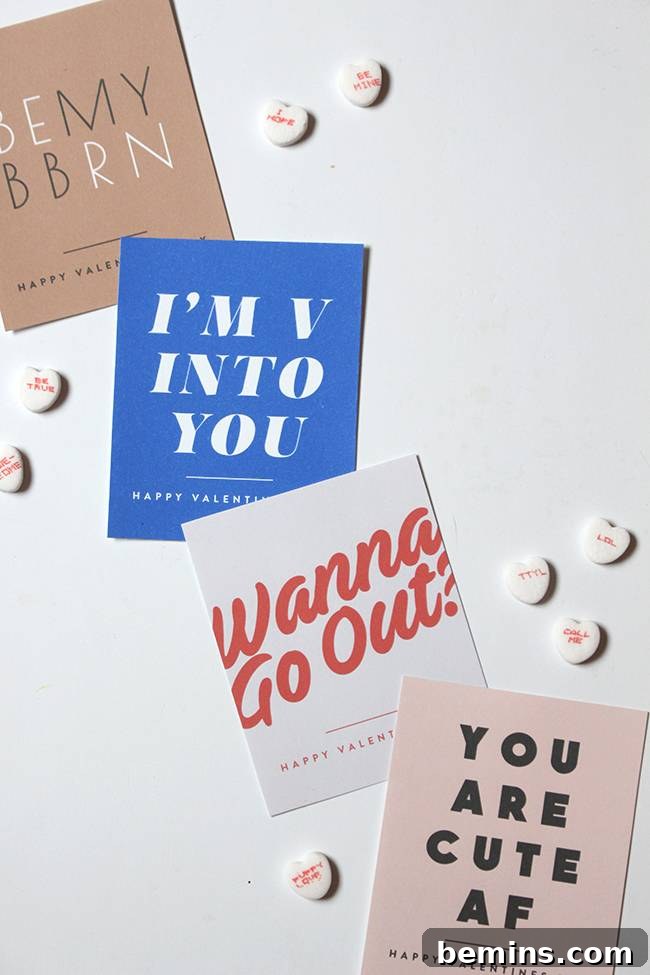 Last-Minute Valentine's Day Gifts That Will Steal Their Heart 3 Printable Text Valentines