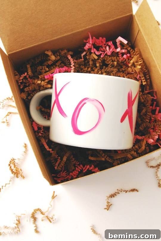 Last-Minute Valentine's Day Gifts That Will Steal Their Heart 23 X's and O's Mug