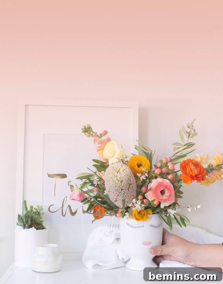Last-Minute Valentine's Day Gifts That Will Steal Their Heart 5 DIY Floral Arrangement