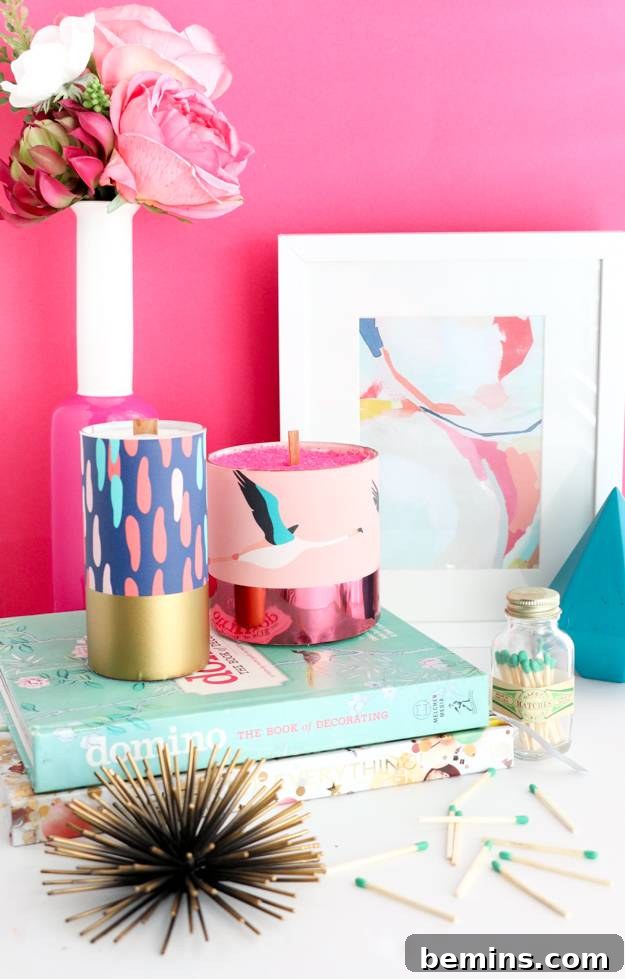 Last-Minute Valentine's Day Gifts That Will Steal Their Heart 10 Pattern-Wrapped Candles