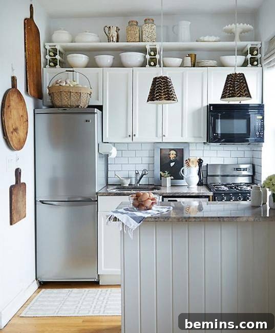 Tiny House Kitchen with Functional Decor