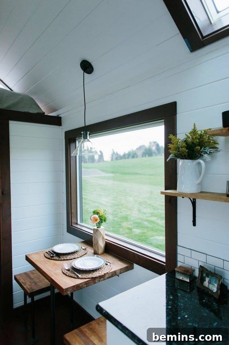 Fold-Down Table for Flexible Living
