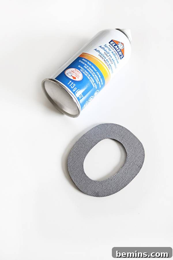 Gluing Card Stock to Wooden Shapes