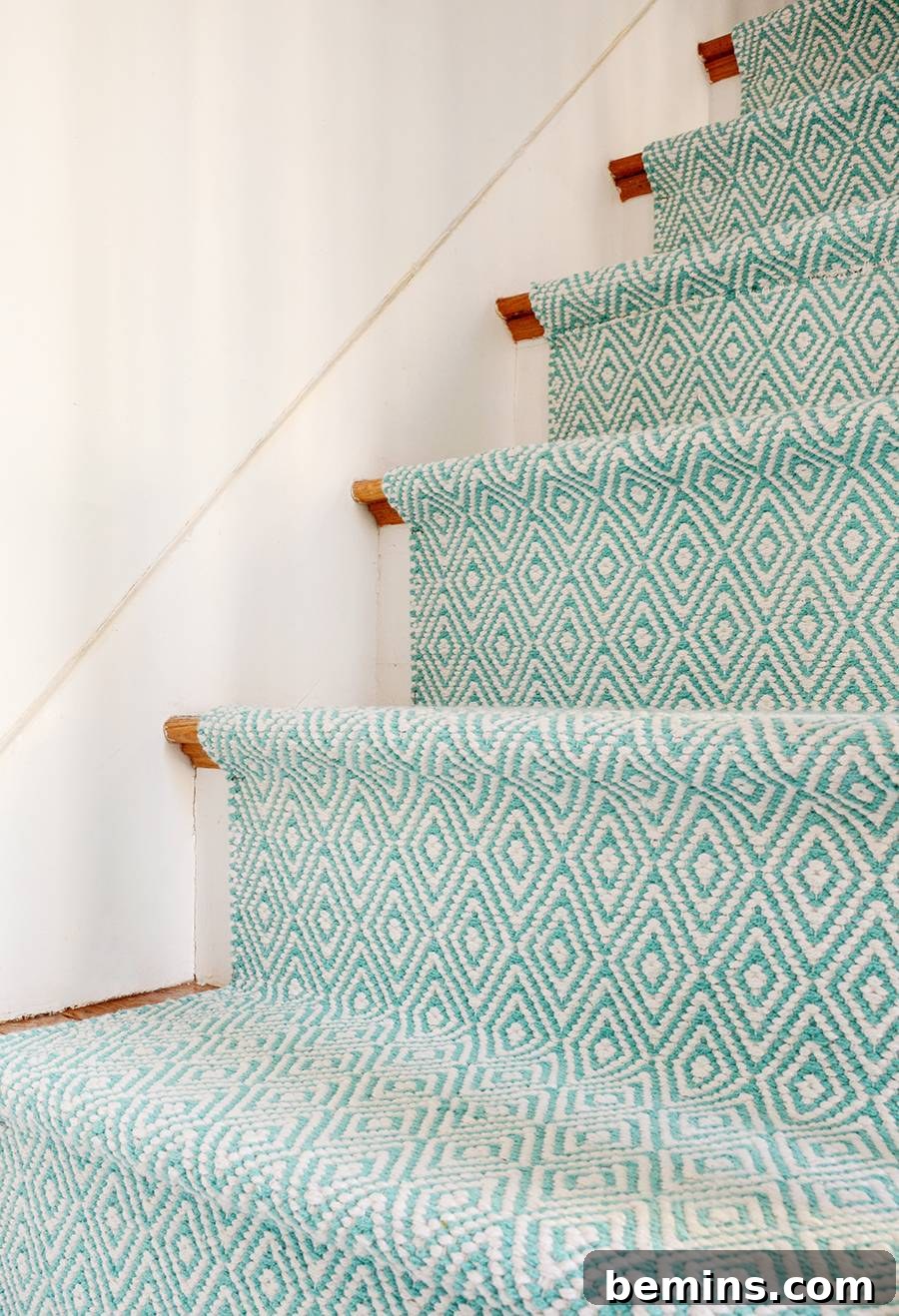 The $120 Stair Runner Secret Easy DIY Install 13 The Easiest Way To Add A Stair Runner For Under $120