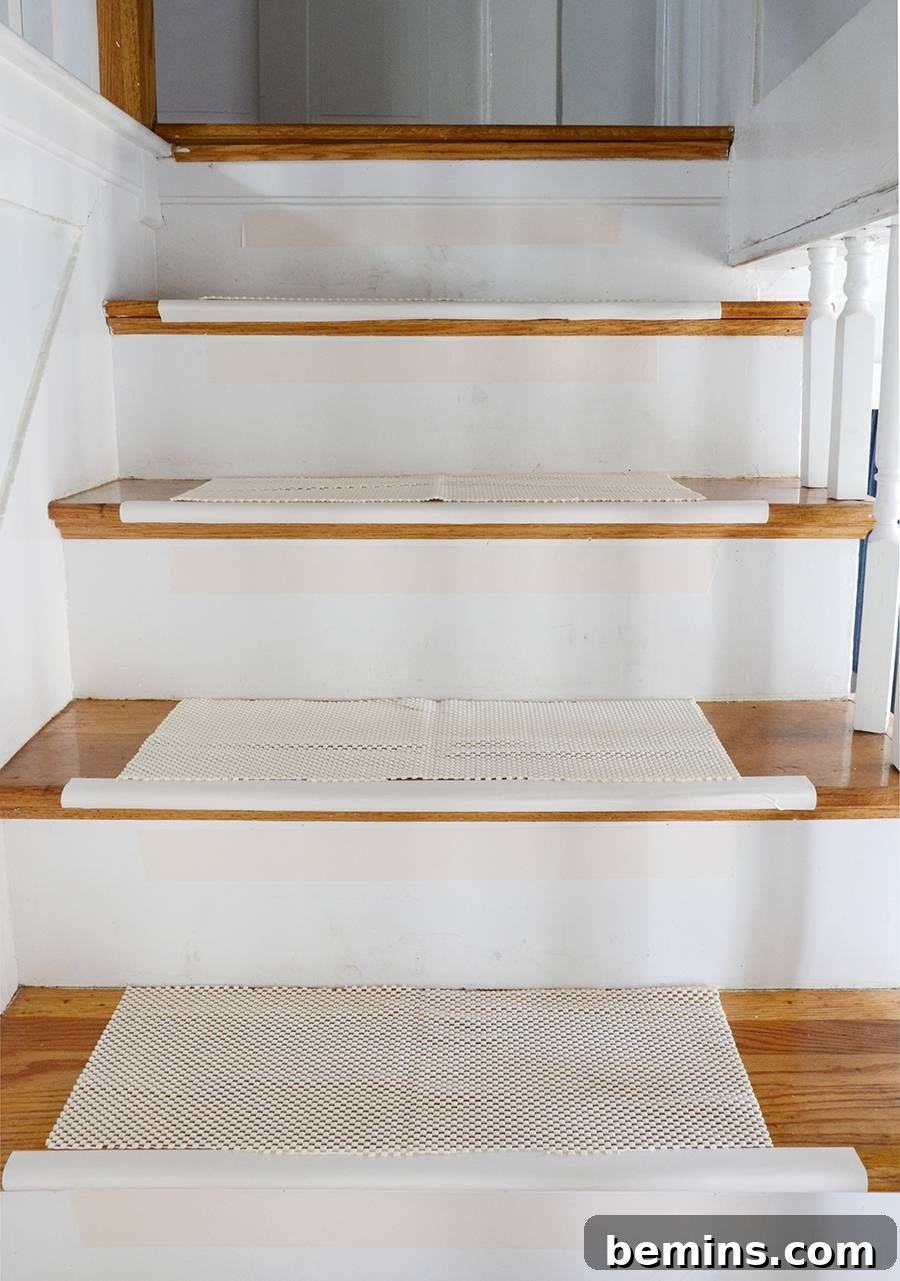 The $120 Stair Runner Secret Easy DIY Install 5 The Easiest Way To Add A Stair Runner For Under $120