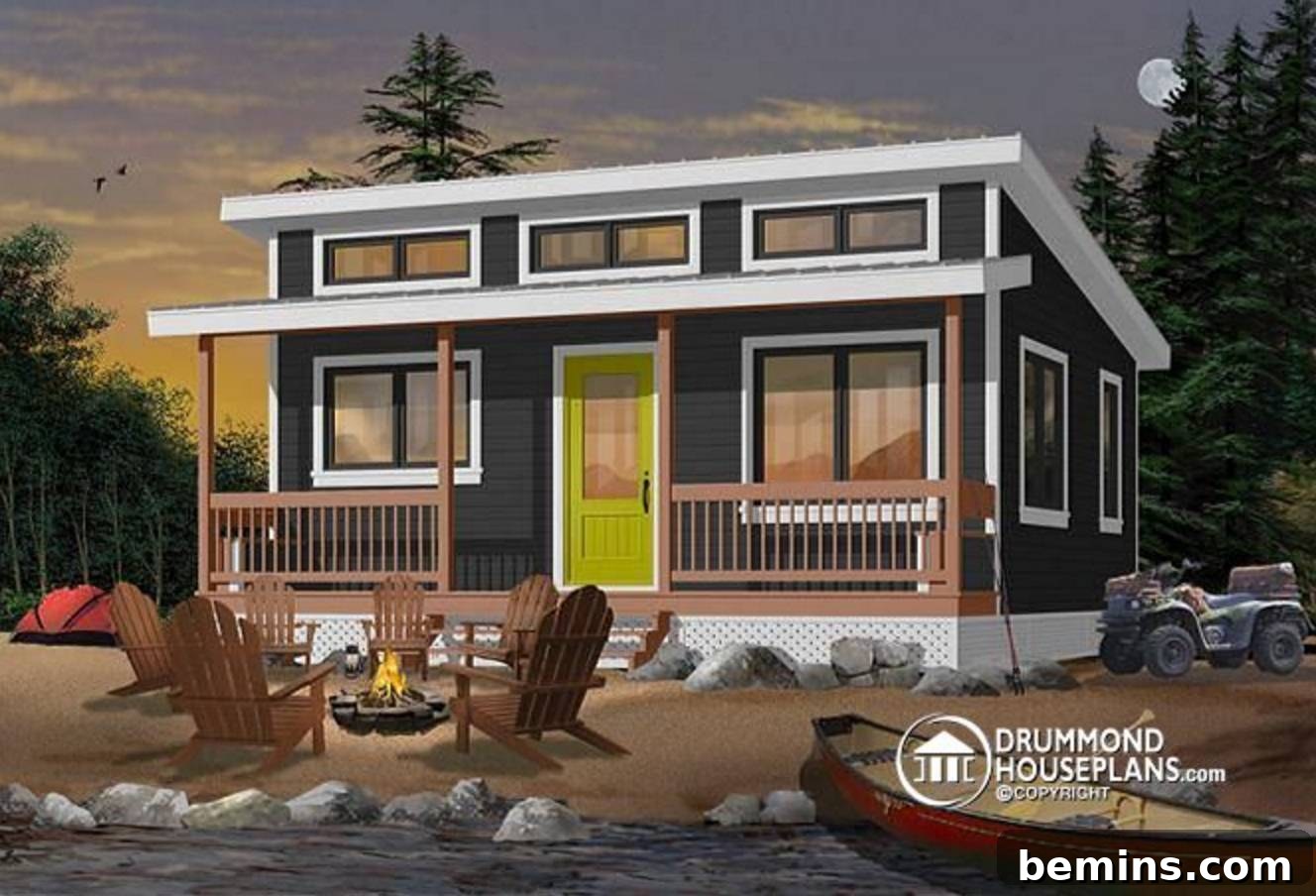 Great Escape Cottage Chalet by Drummond Houseplans