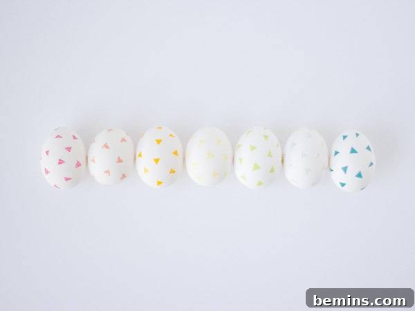 50 Creative Easter Egg Decorating Ideas 30 Washi Tape Easter Eggs