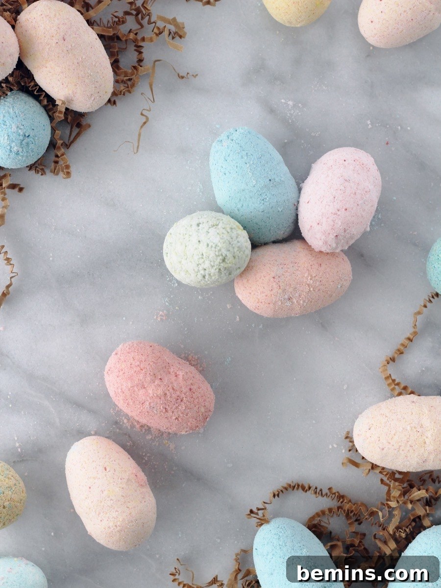 How to make homemade bath bombs using plastic eggs as molds