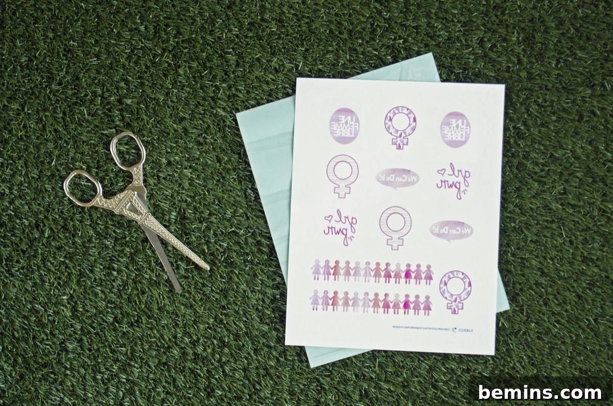 Printing Feminist Easter Egg Tattoos