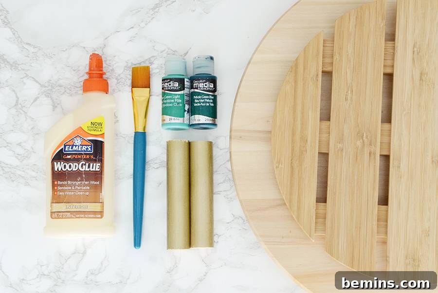 IKEA Upgrade: DIY Rotating Display Stand 4 Materials for DIY Spinning Serving Tray