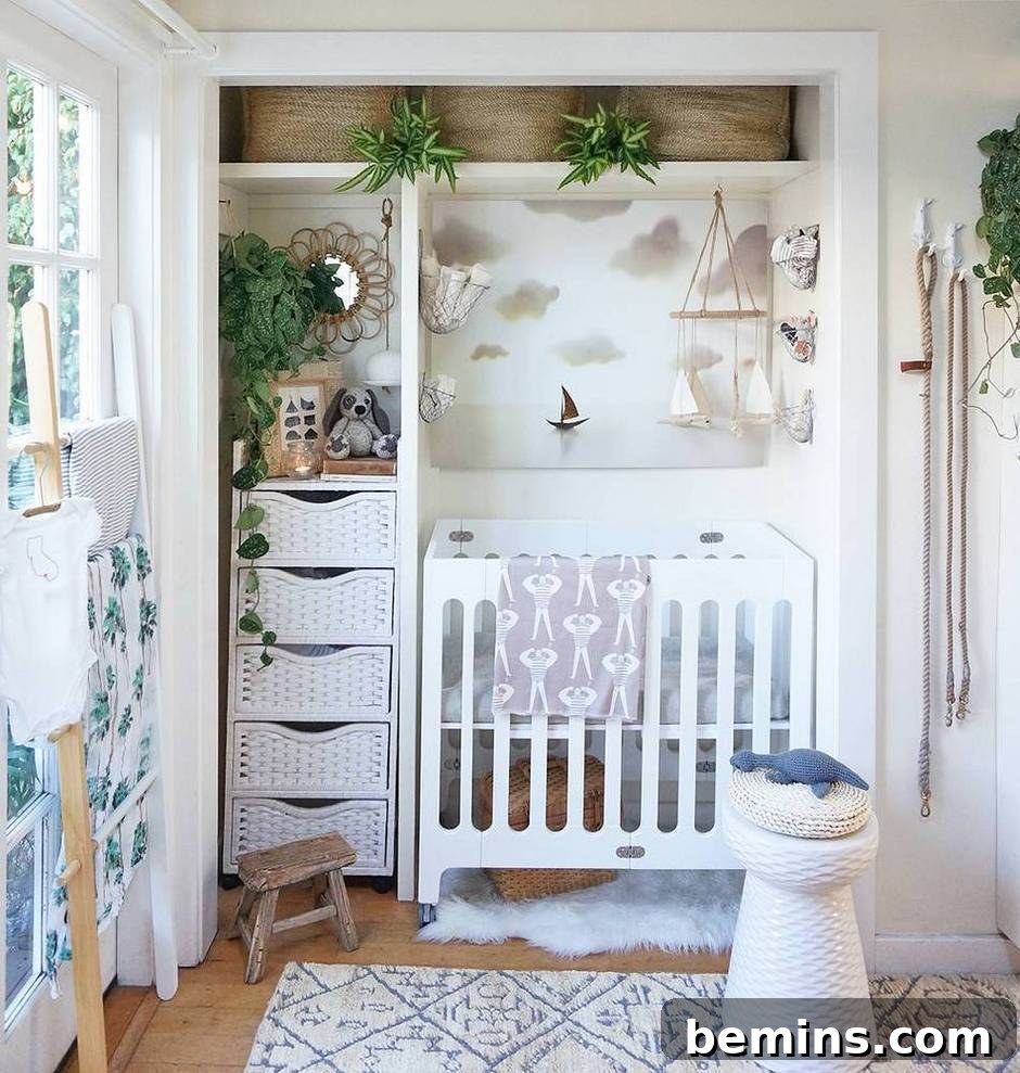 5 Lessons in Ingenuity: A Closet-to-Nursery Transformation 3 Micro Nursery Design