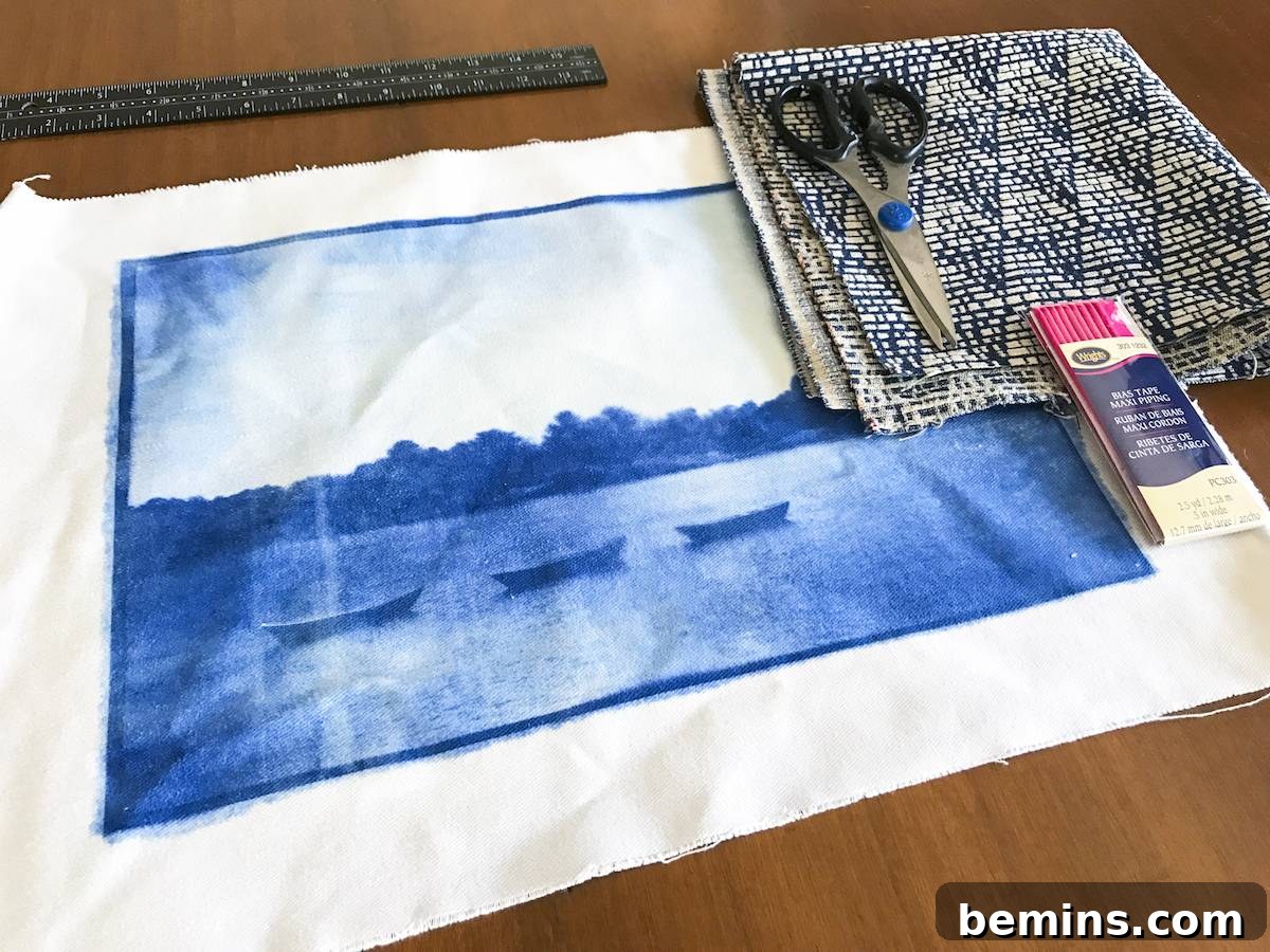 DIY Photo Pillow: Create Personalized Home Decor with Sun Printing 18 Sewing the Pillow