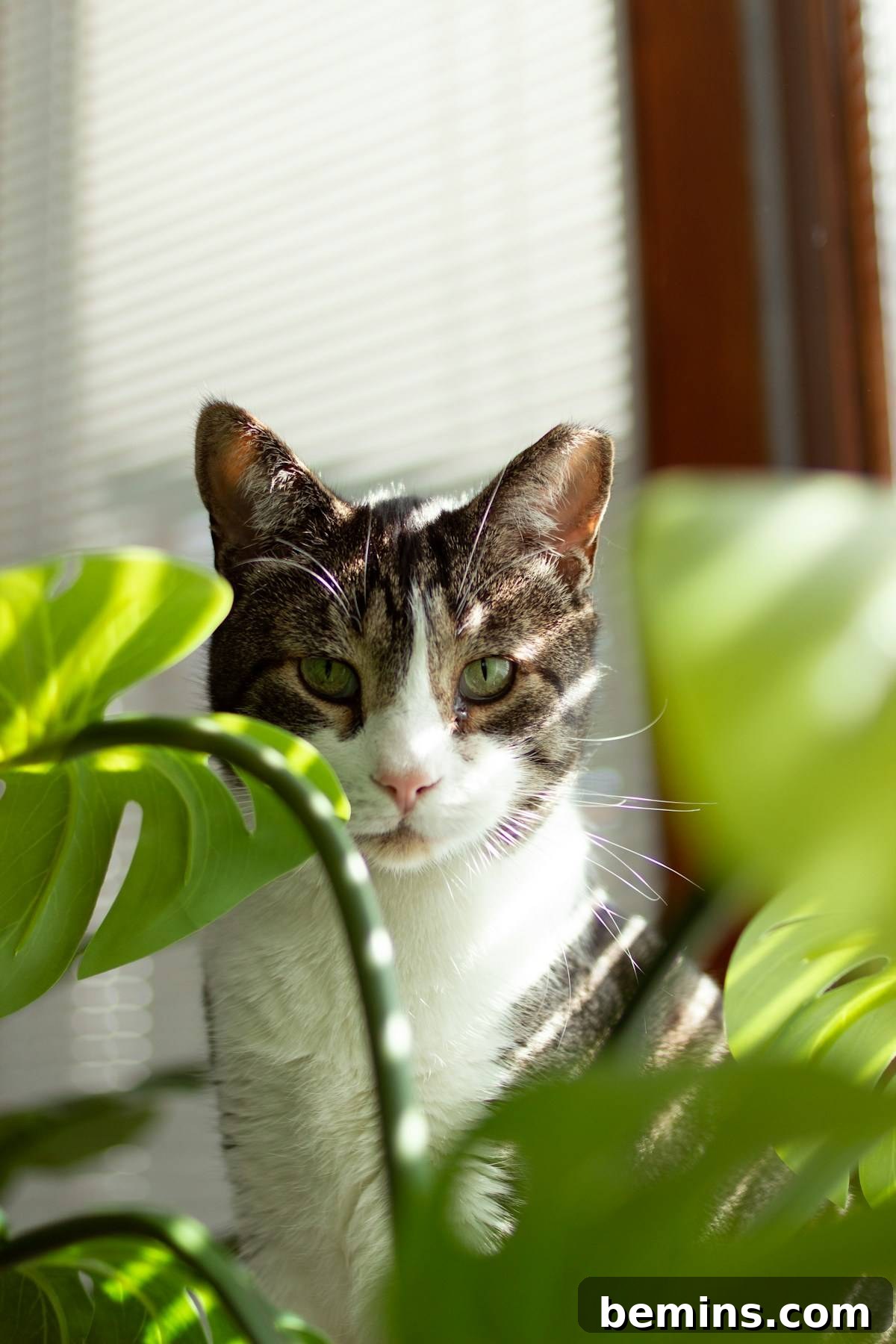 Cats and plants