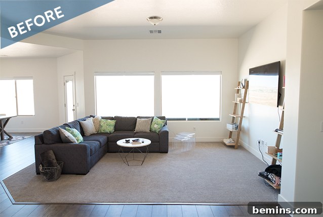 Transforming Open Concept Layouts: A Modern Living Room Makeover