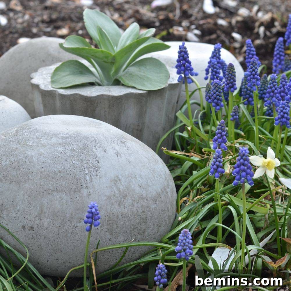 Decorative Concrete Garden Orbs for Landscaping