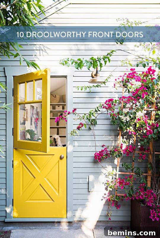 Colorful Front Door Inspiration