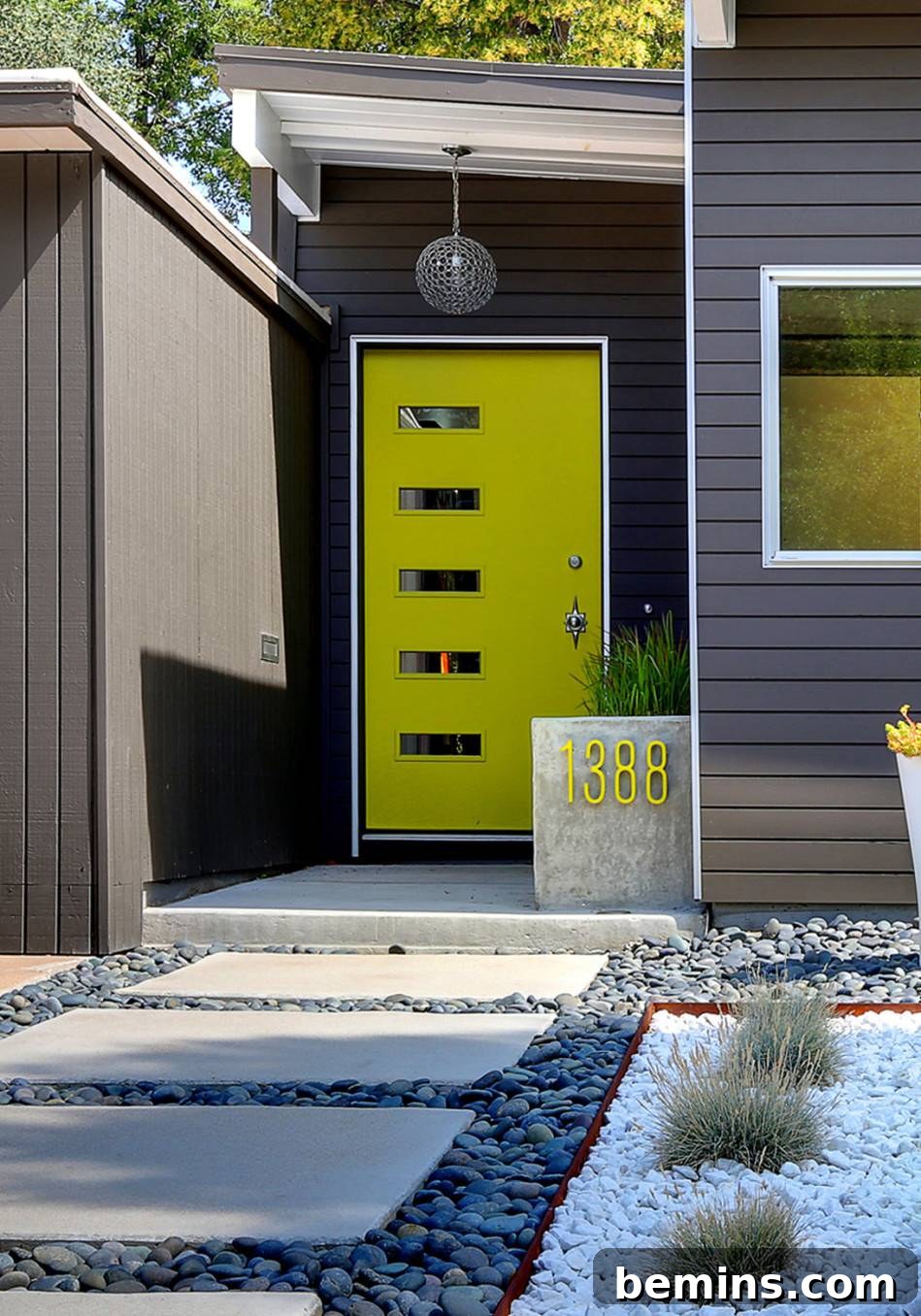 Neon Chartreuse Front Door
