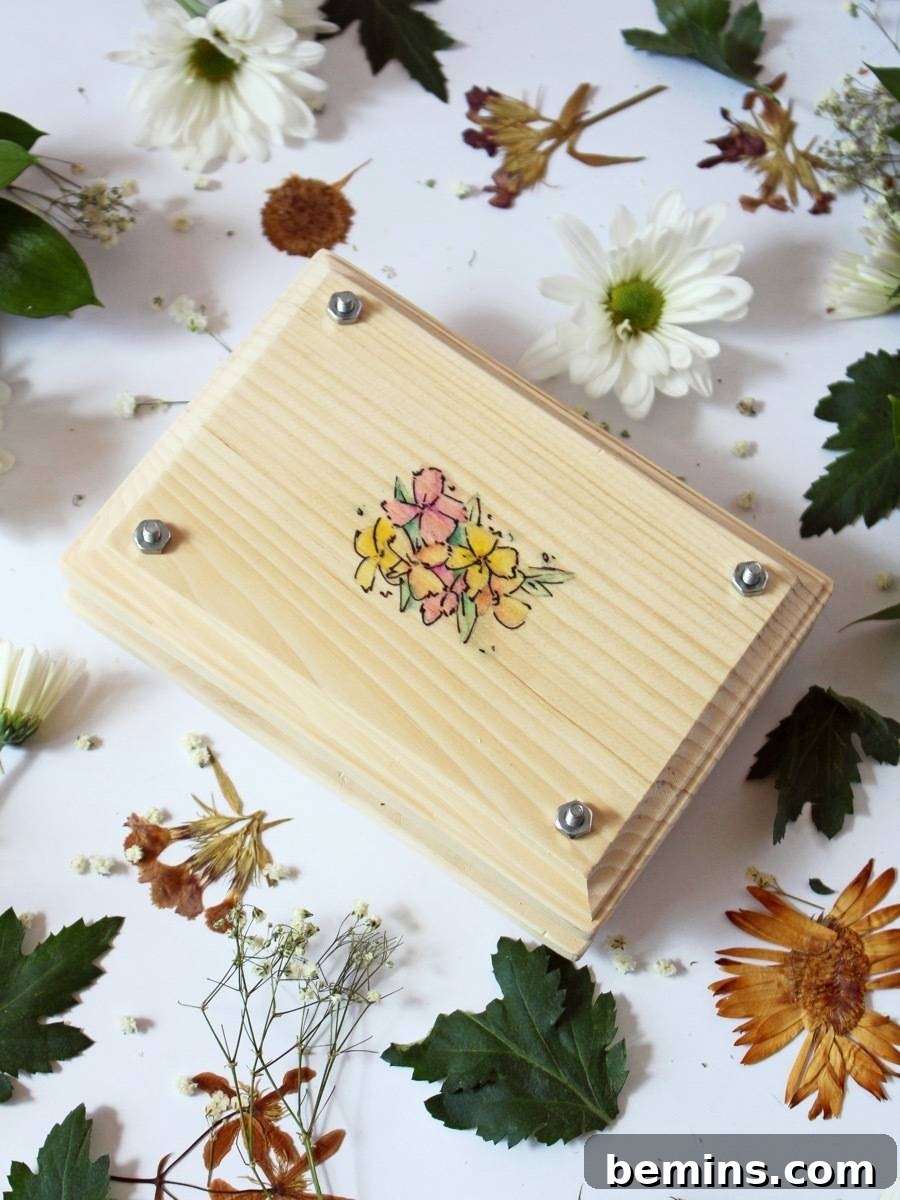 DIY this flower press to keep and collect springtime flowers