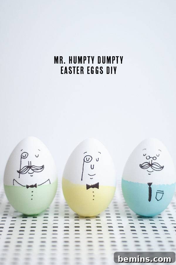 Humpty Dumpty Easter Eggs - Cute and Fun DIY