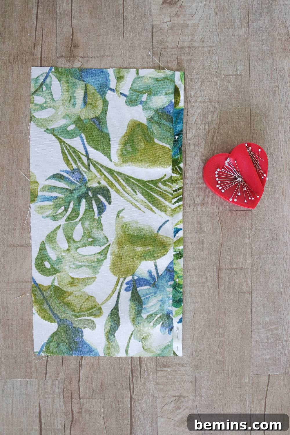 Sewing the Hem on the Flap